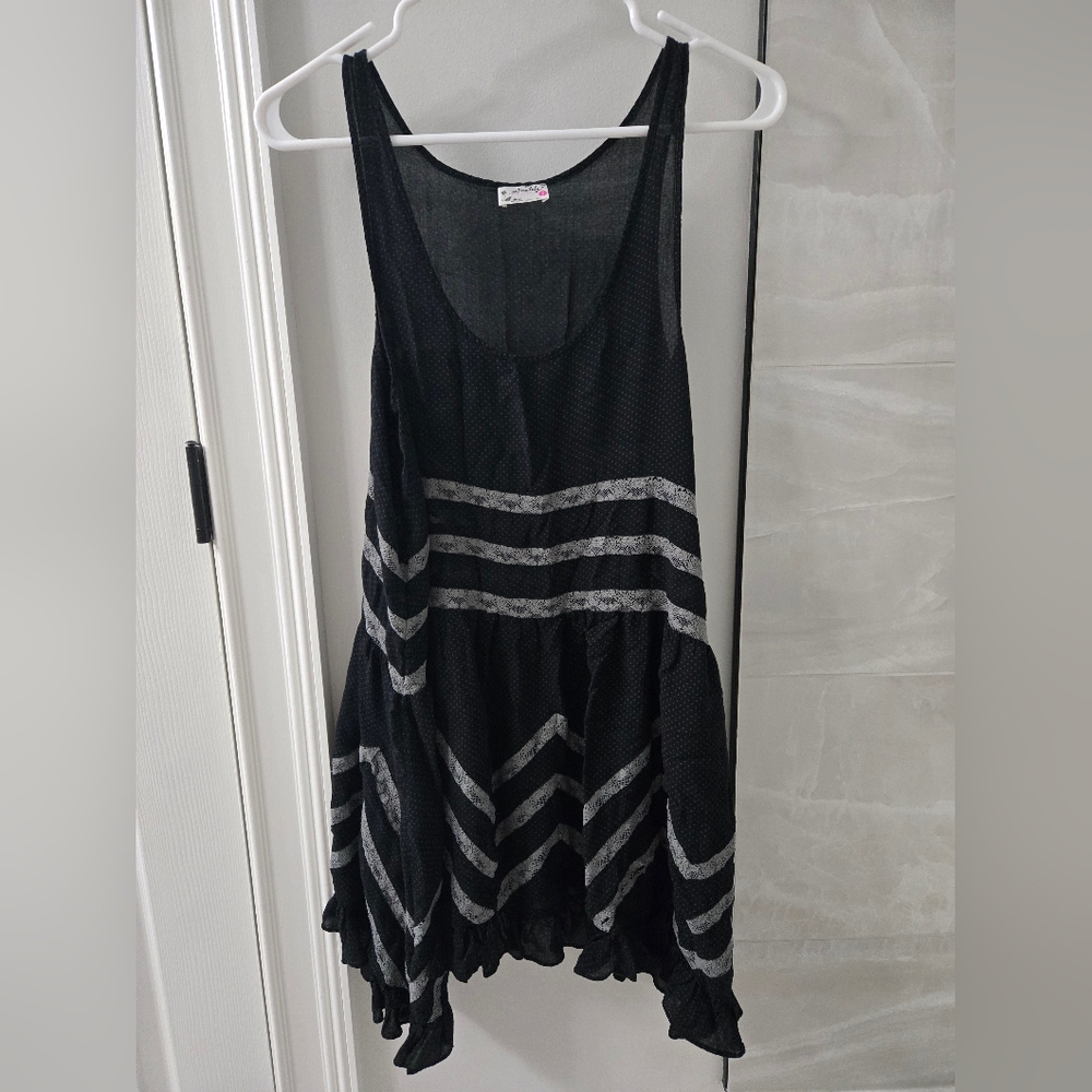 Free People Intimately Voile Lace Slip Dress, size M